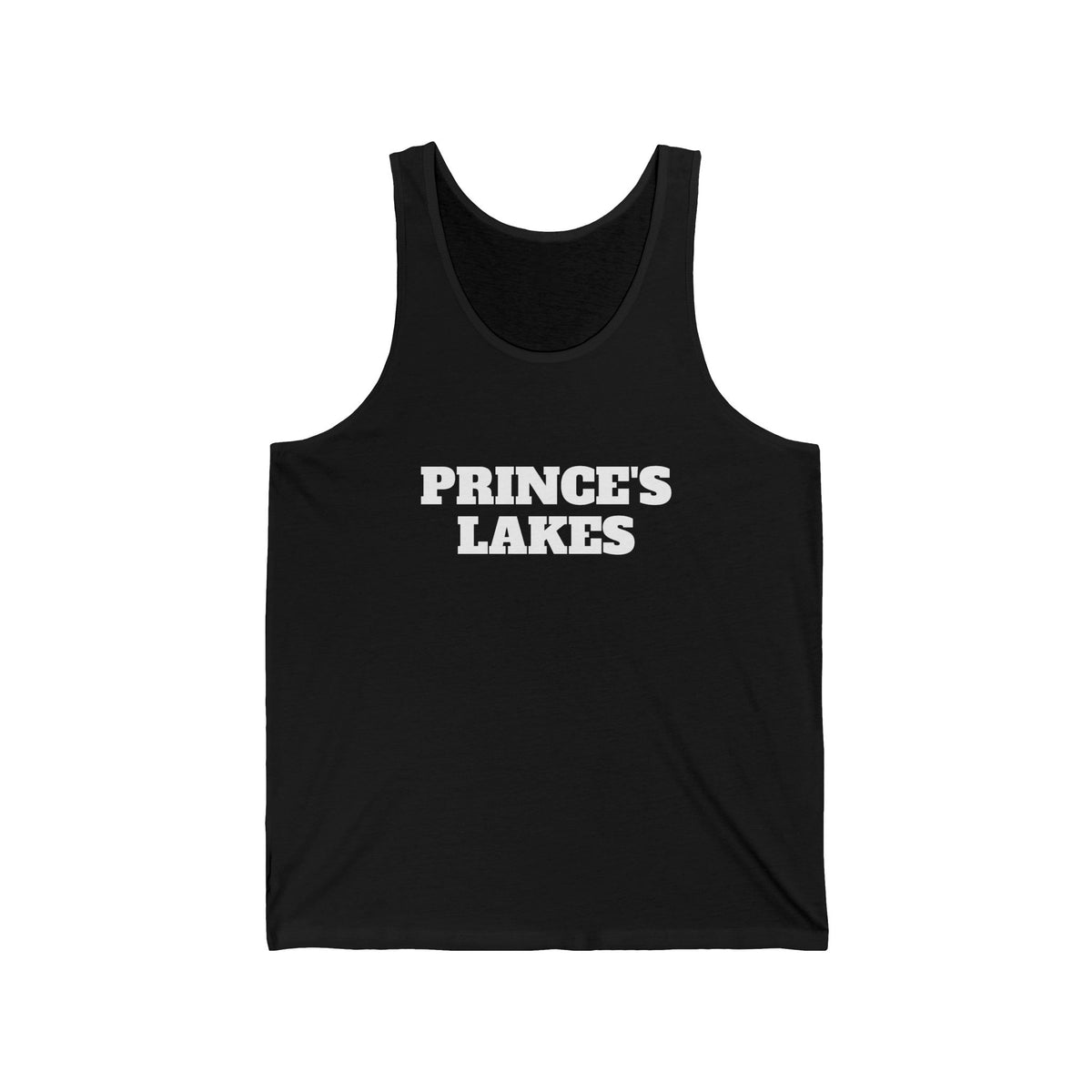 Prince's Lakes Tank Top — Retro Collegiate Graphic Lake Shirt