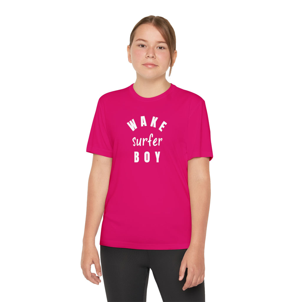 Youth Wake Surfer Boy Tee
