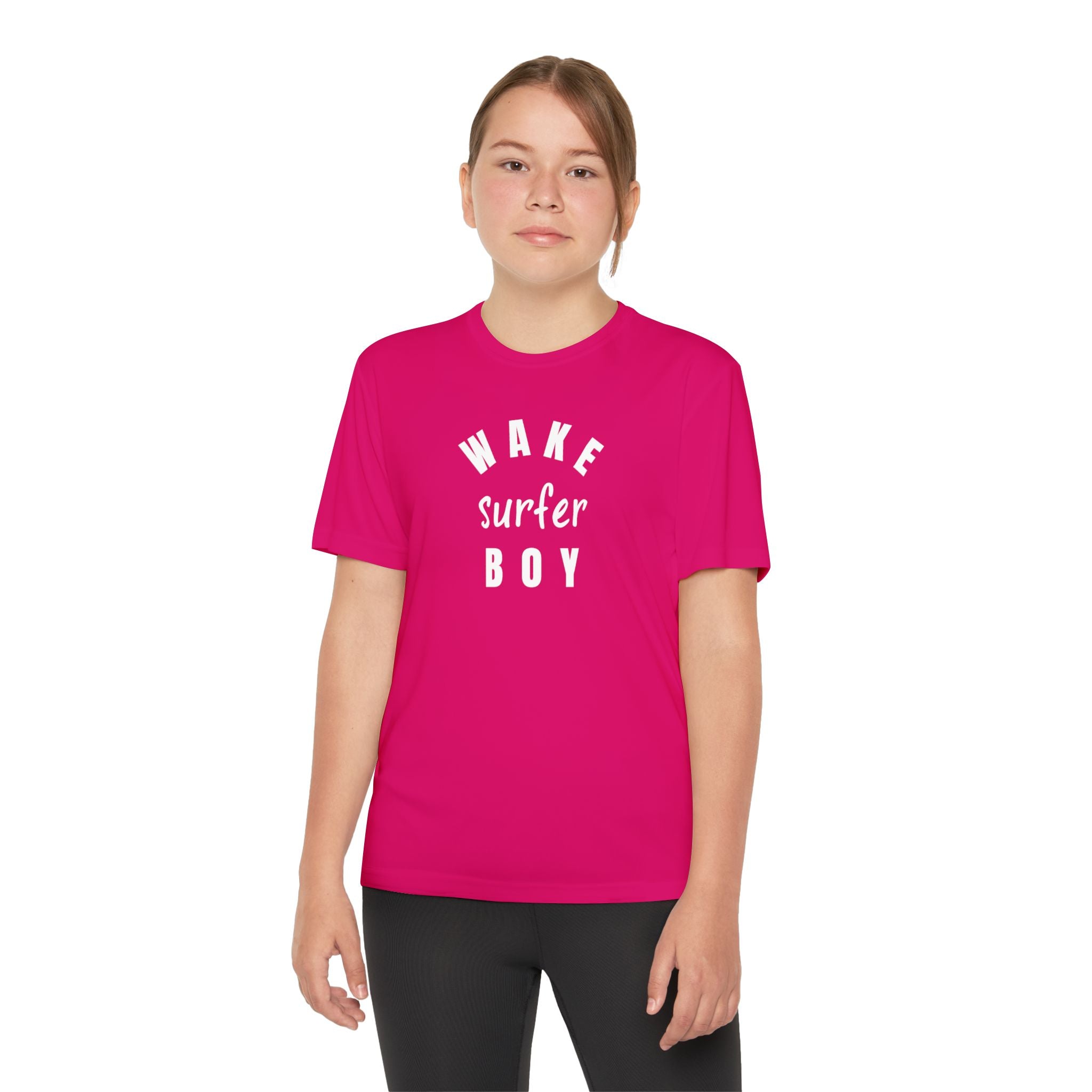 Youth Wake Surfer Boy Tee