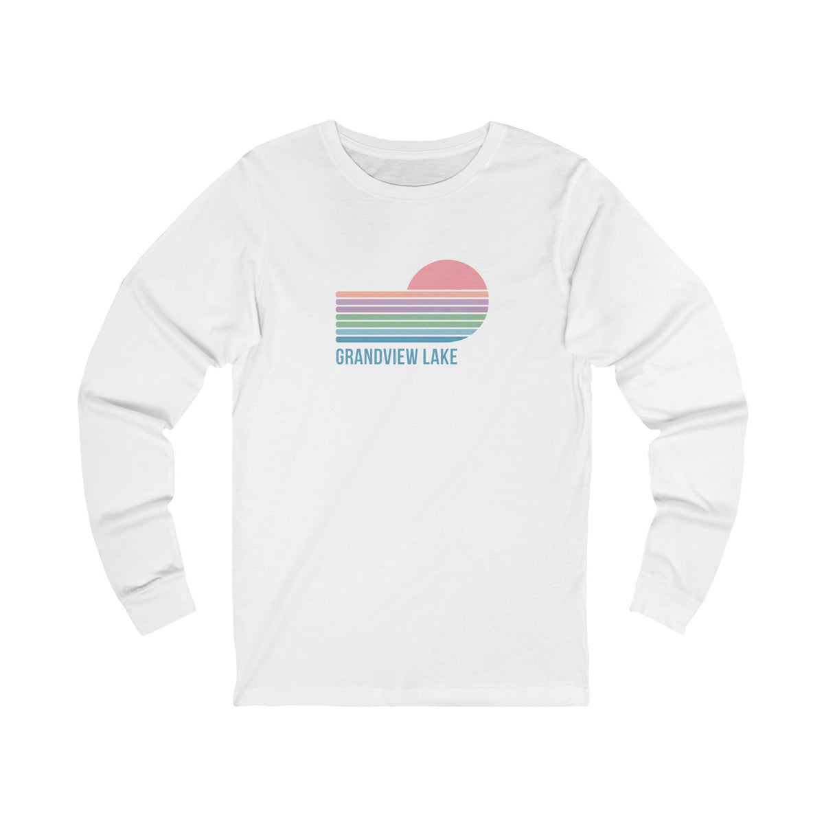 Grandview Lake Retro Sunset Long Sleeve Tee