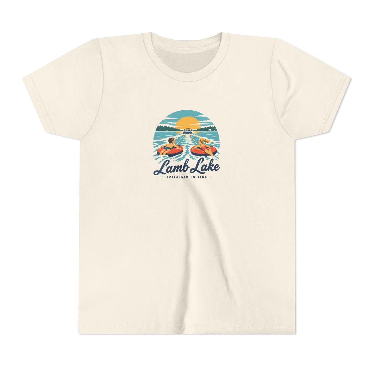 Youth T-Shirt - Lamb Lake Tubing Vintage Design