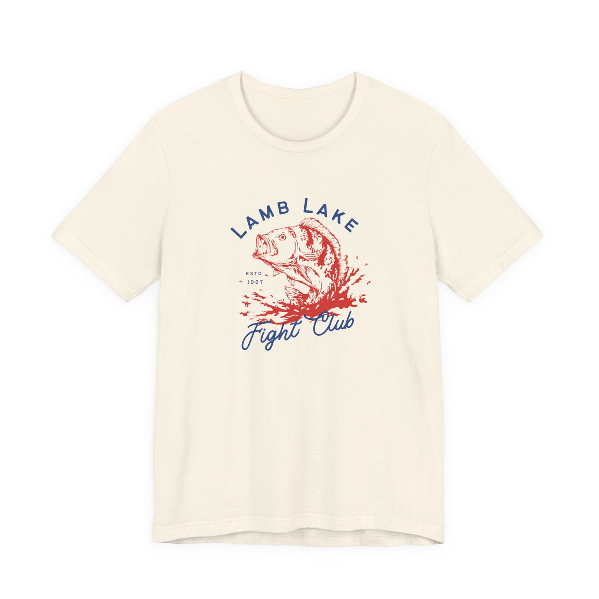 Lamb Lake Fight Club Fishing T-Shirt