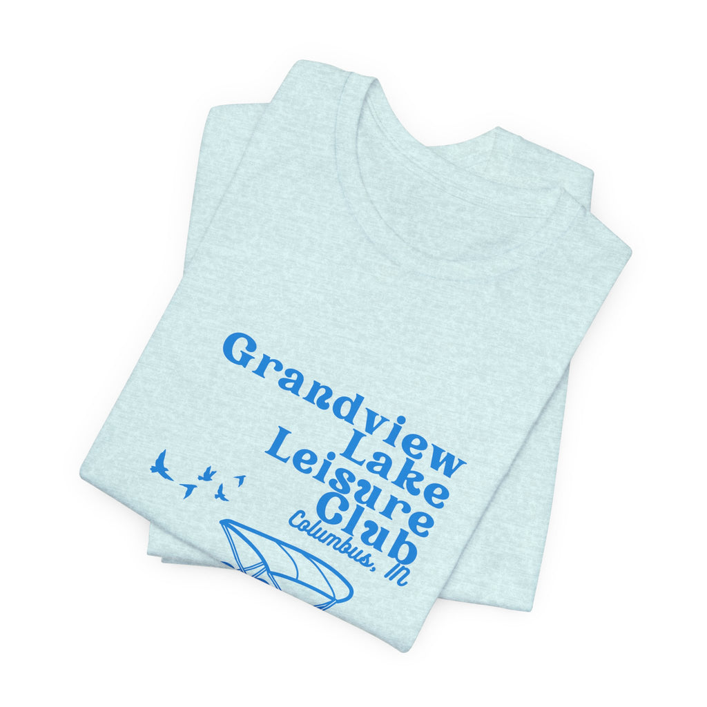 Pontoon Tee – "Grandview Lake Leisure Club" Vintage Boating T-Shirt