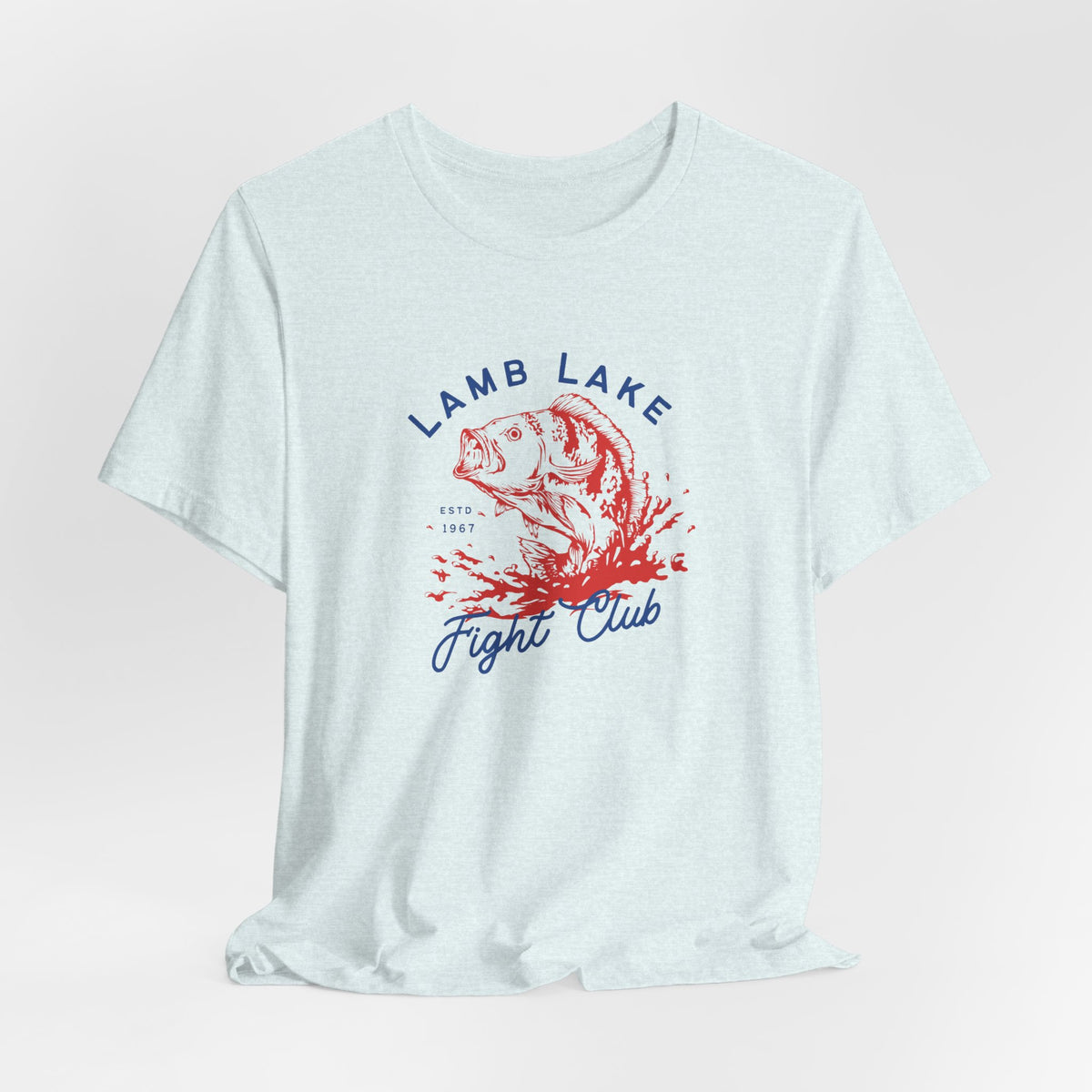 Lamb Lake Fight Club Fishing T-Shirt