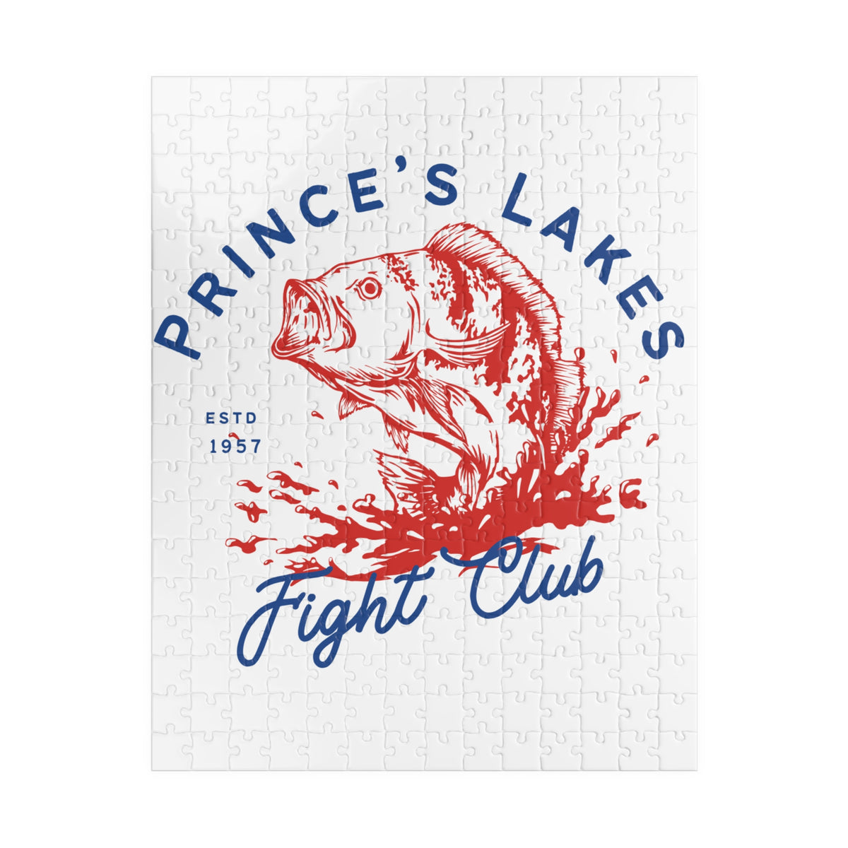 Kids Prince's Lakes Fight Club Fishing Puzzle — Vintage Bass Jigsaw (110, 252, 510 pcs)
