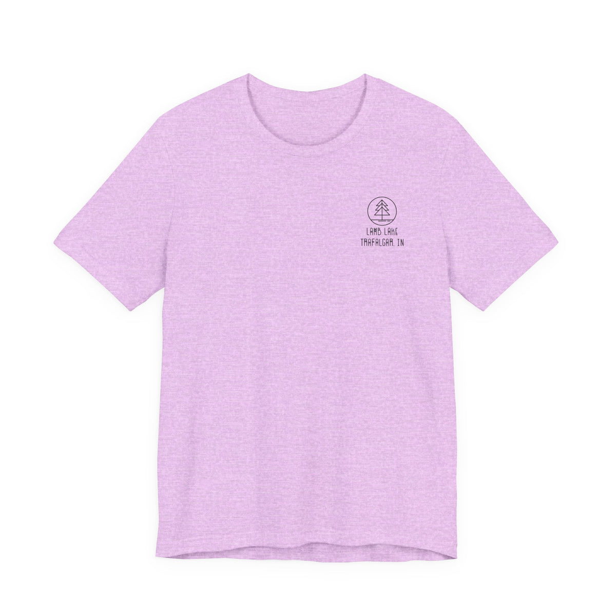 Lamb Lake Minimalist Tee — Lake Forest Graphic Short Sleeve Shirt
