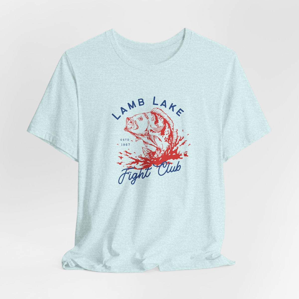 Lamb Lake Fight Club Fishing T-Shirt
