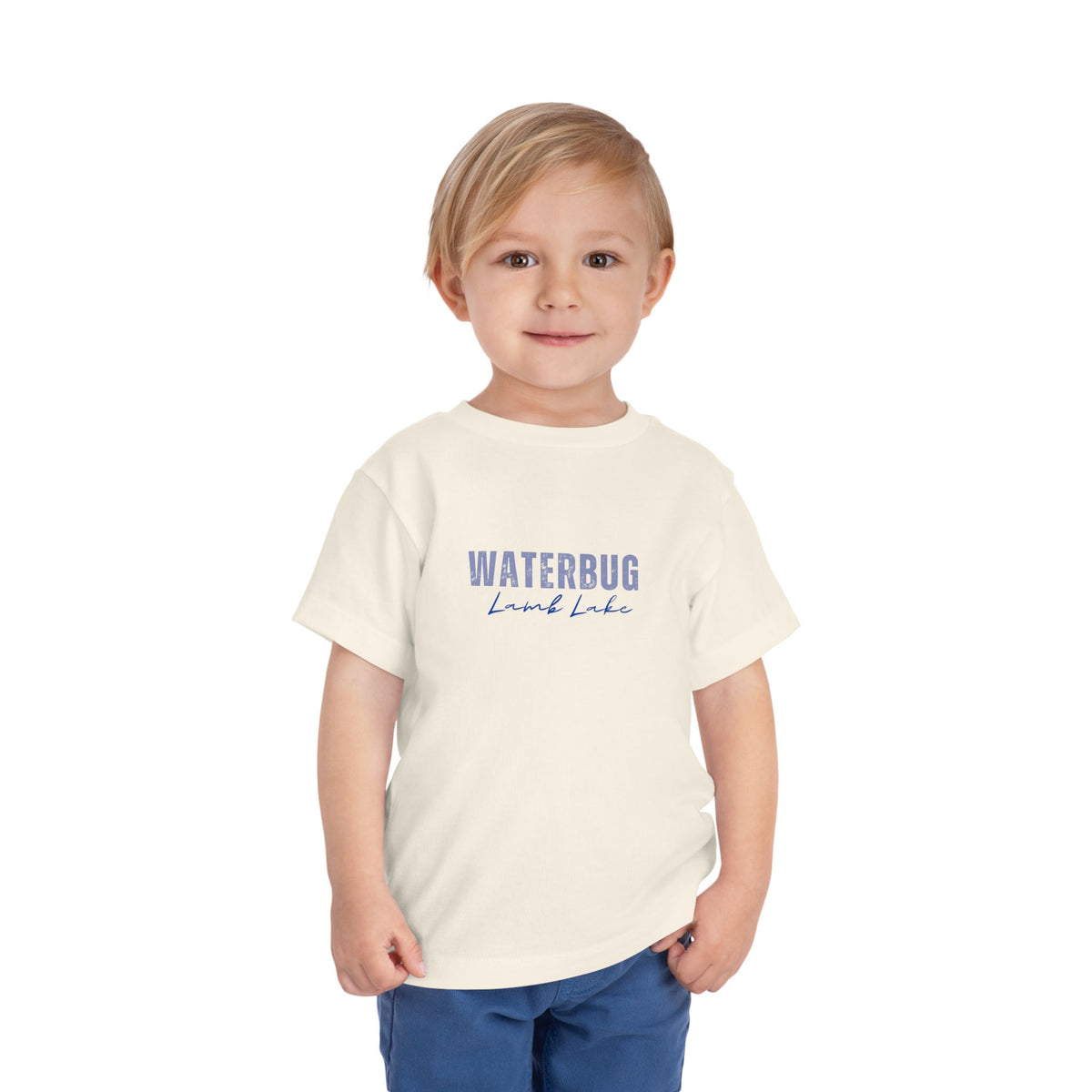 Toddler Tee — "WATERBUG Lamb Lake" Water-Inspired Kids T-Shirt
