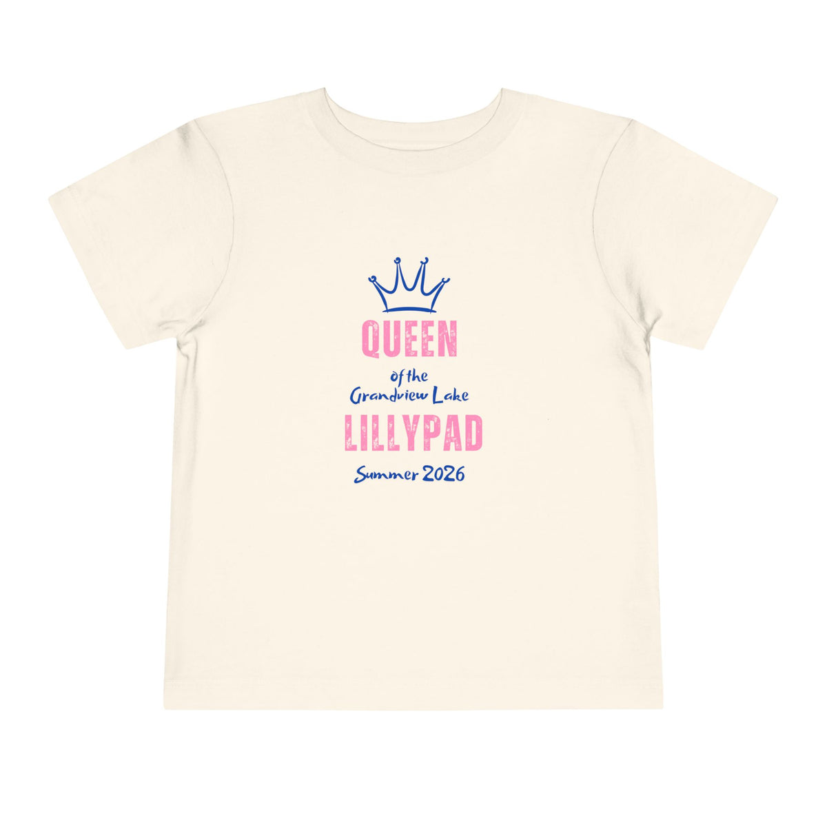 Toddler Tee — “Queen of the Lillypad” Grandview Lake Summer 2026