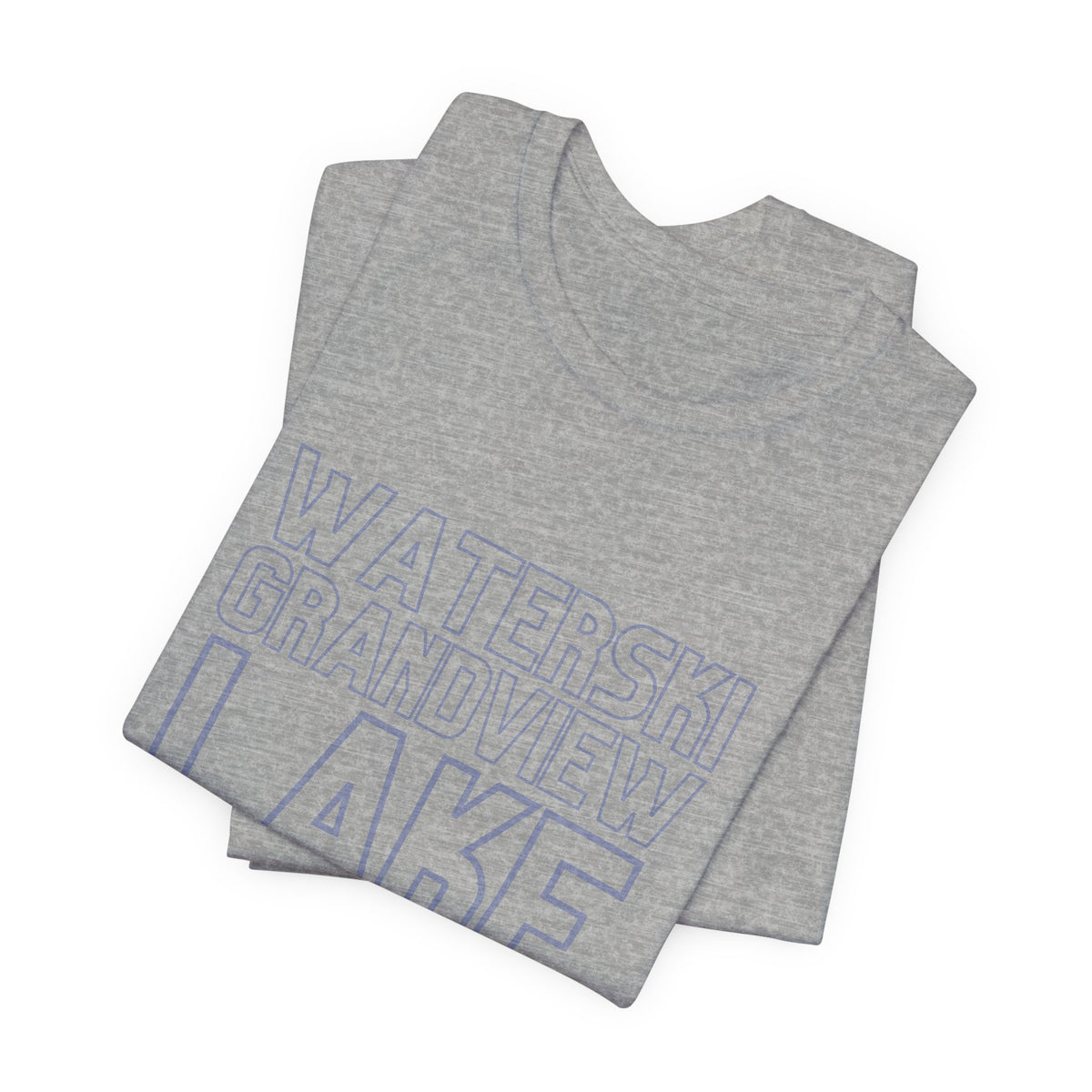 Grandview Lake Columbus Indiana Waterski Tee — Vintage Beach Town T‑Shirt