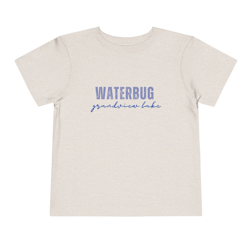 Toddler Tee — "WATERBUG grandview lake" Water-Inspired Kids T-Shirt