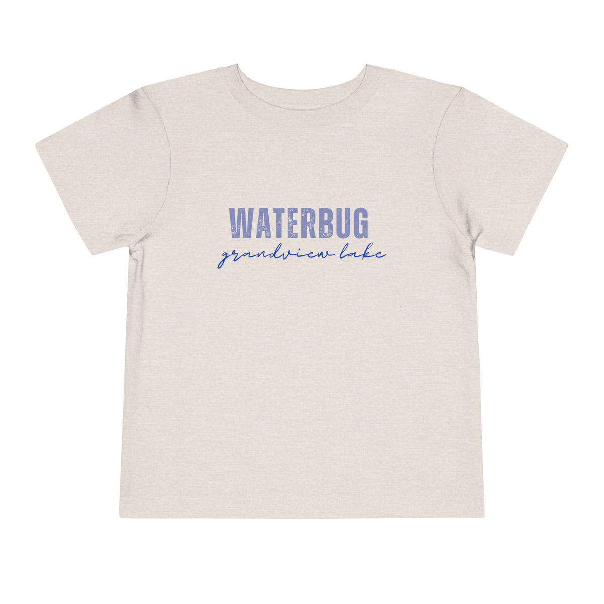 Toddler Tee — "WATERBUG grandview lake" Water-Inspired Kids T-Shirt