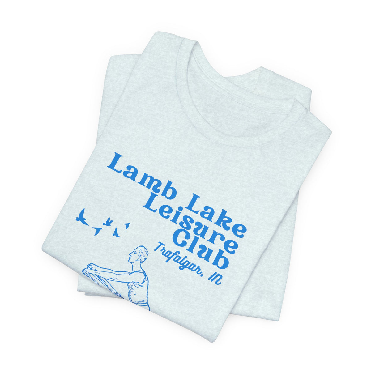 Kayak Tee – "Lamb Lake Leisure Club" Vintage Boating T-Shirt